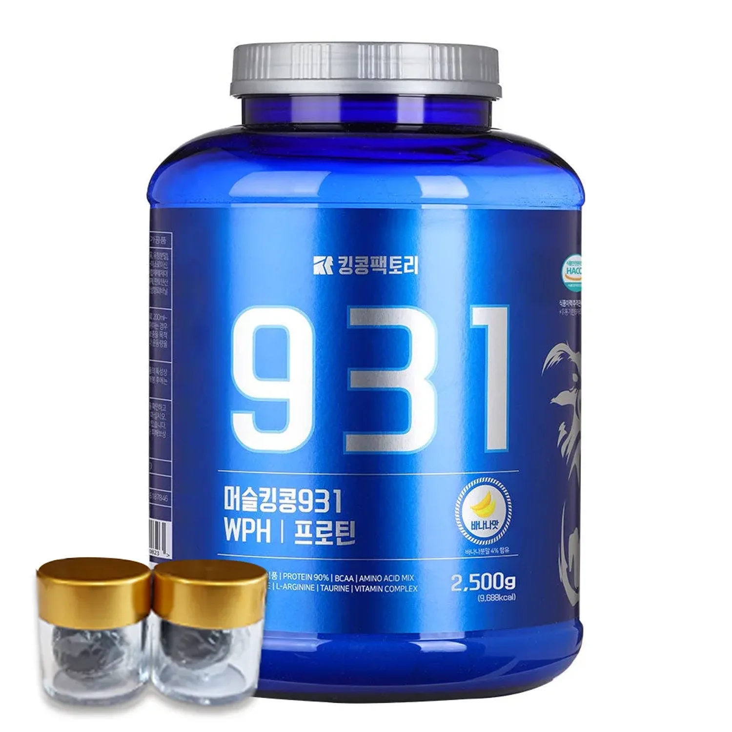 킹콩팩토리 WPH프로틴 931 초코맛 바나나맛 2.5kg (스푼 증정)