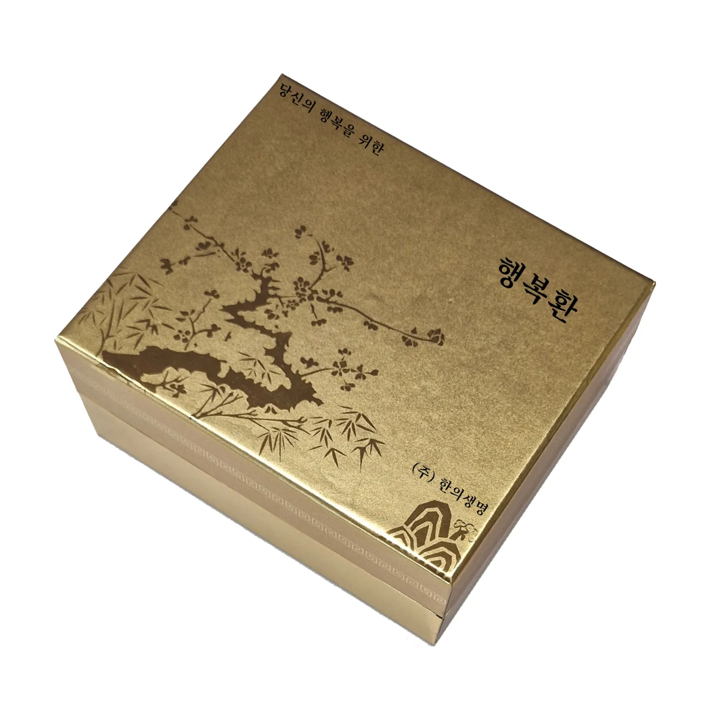 [상호인쇄] 매화 금박 공진단 상자 60환 (12개)