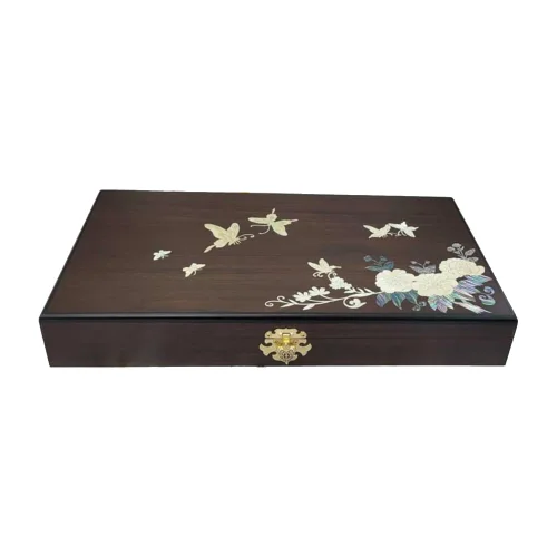 꽃 나비 자개 공진단상자 50환