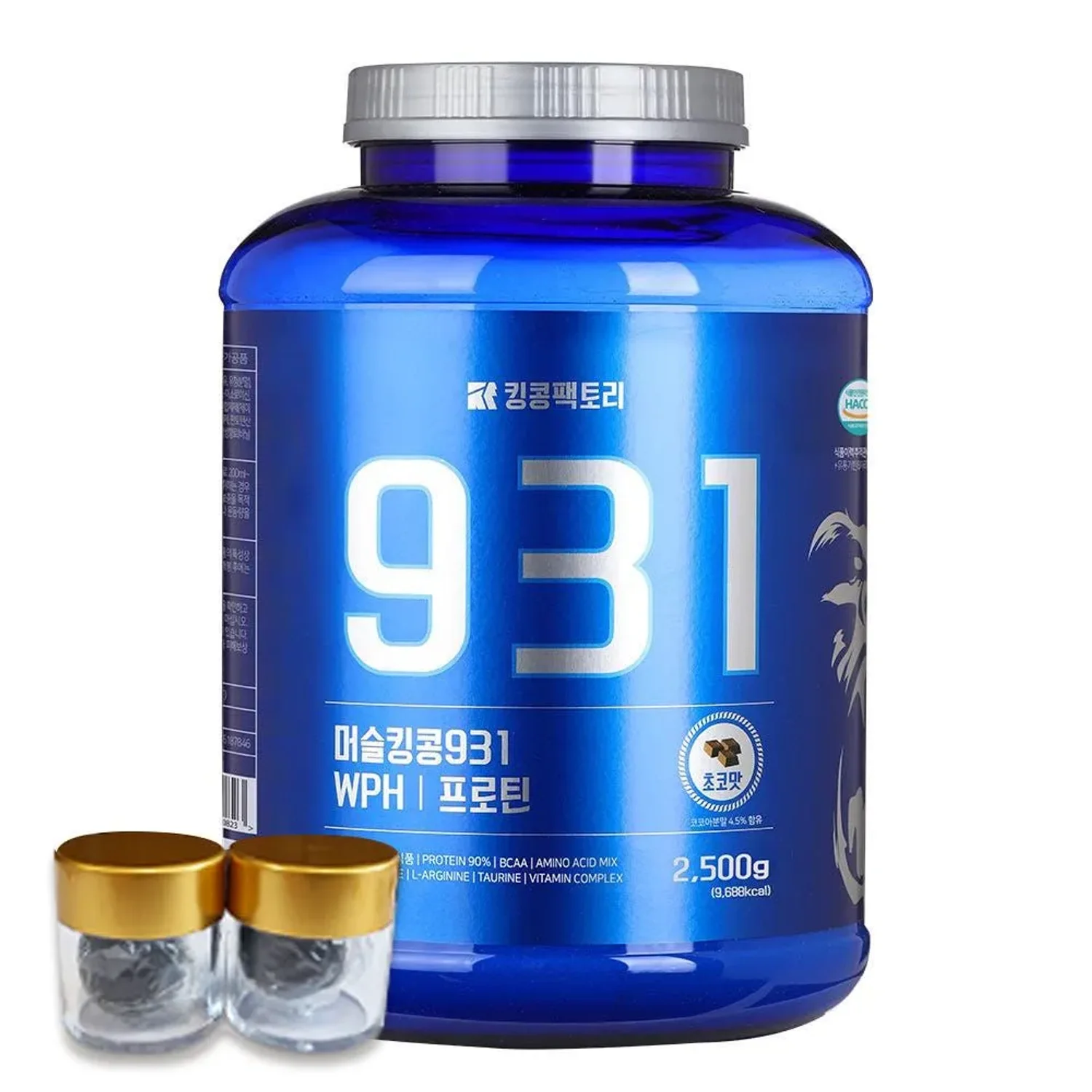 킹콩팩토리 WPH프로틴 931 초코맛 바나나맛 2.5kg (스푼 증정)