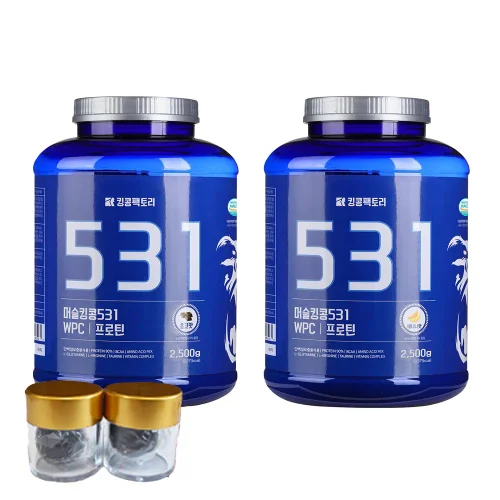 킹콩팩토리 WPC프로틴 531 초코맛 바나나맛 2.5kg (스푼 증정)