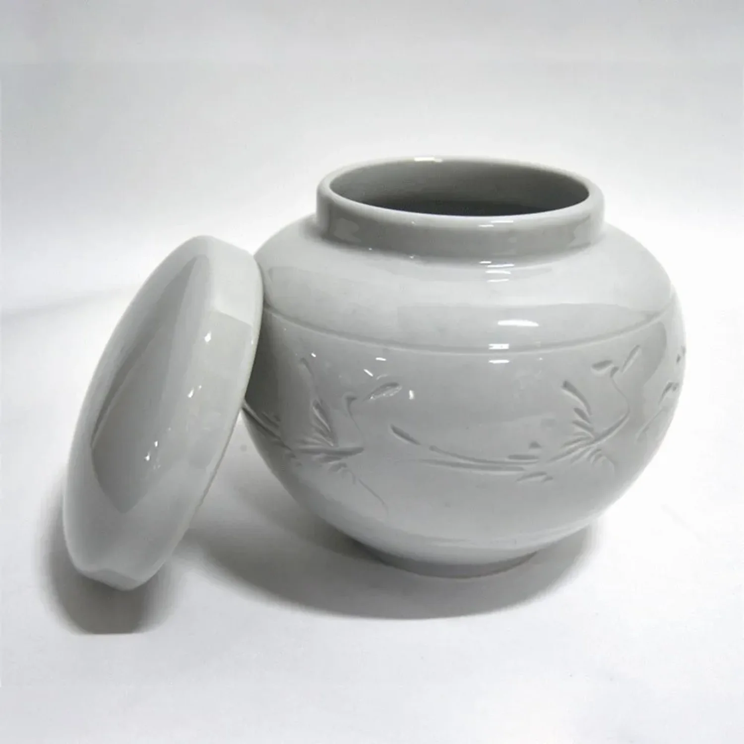 백자 학 단지 1.2kg