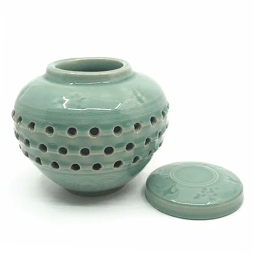 청자 투각 단지 1.2kg