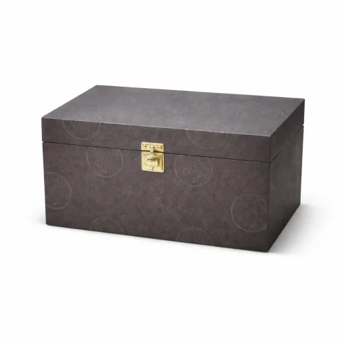 나무 목함 다크 골드 경옥고상자 2구