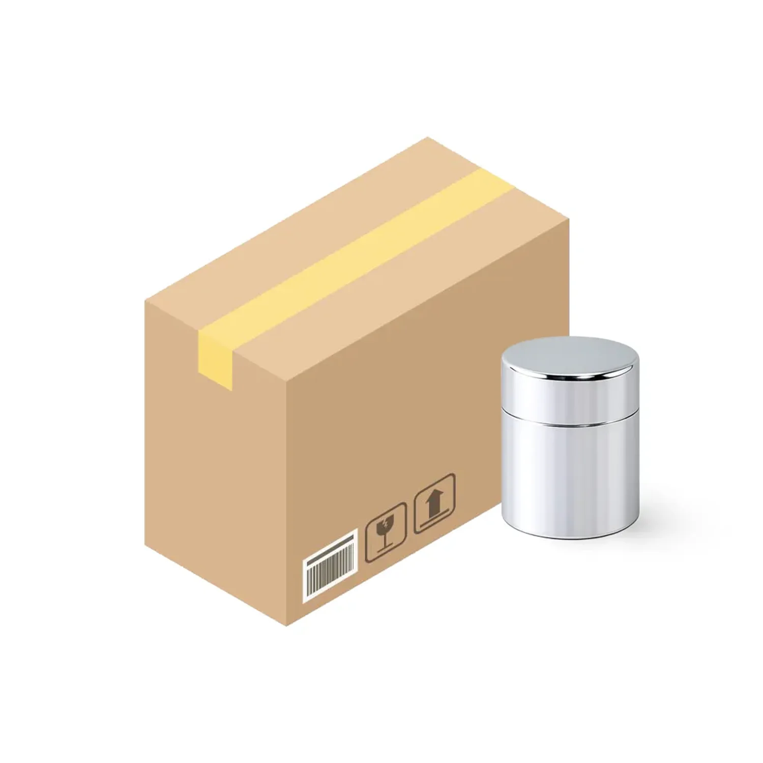 청병(대) 유광 전체 은색 청병 1박스 (1000개)