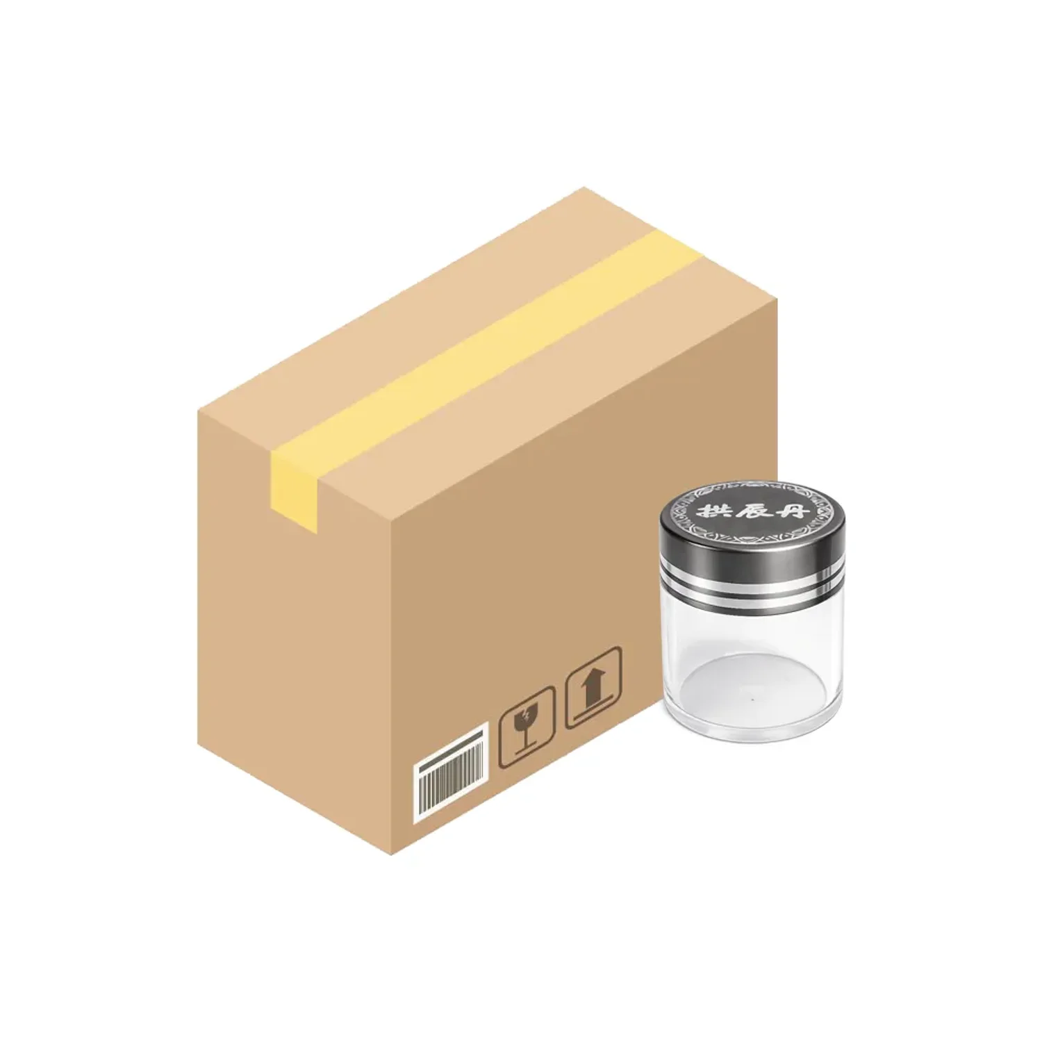 청병(대) 스틸 뚜껑 라인 2줄 청병 1박스 (1000개)