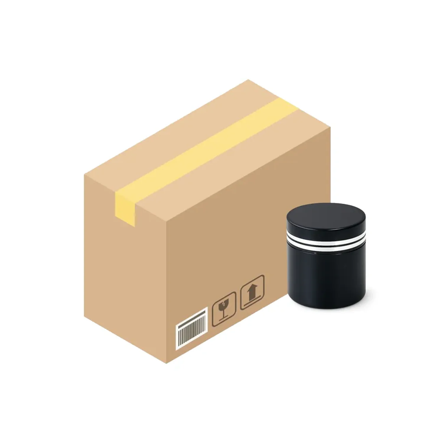 청병(대) 무광 전체 흑색 은색 라인 2줄 청병 1박스 (1000개)