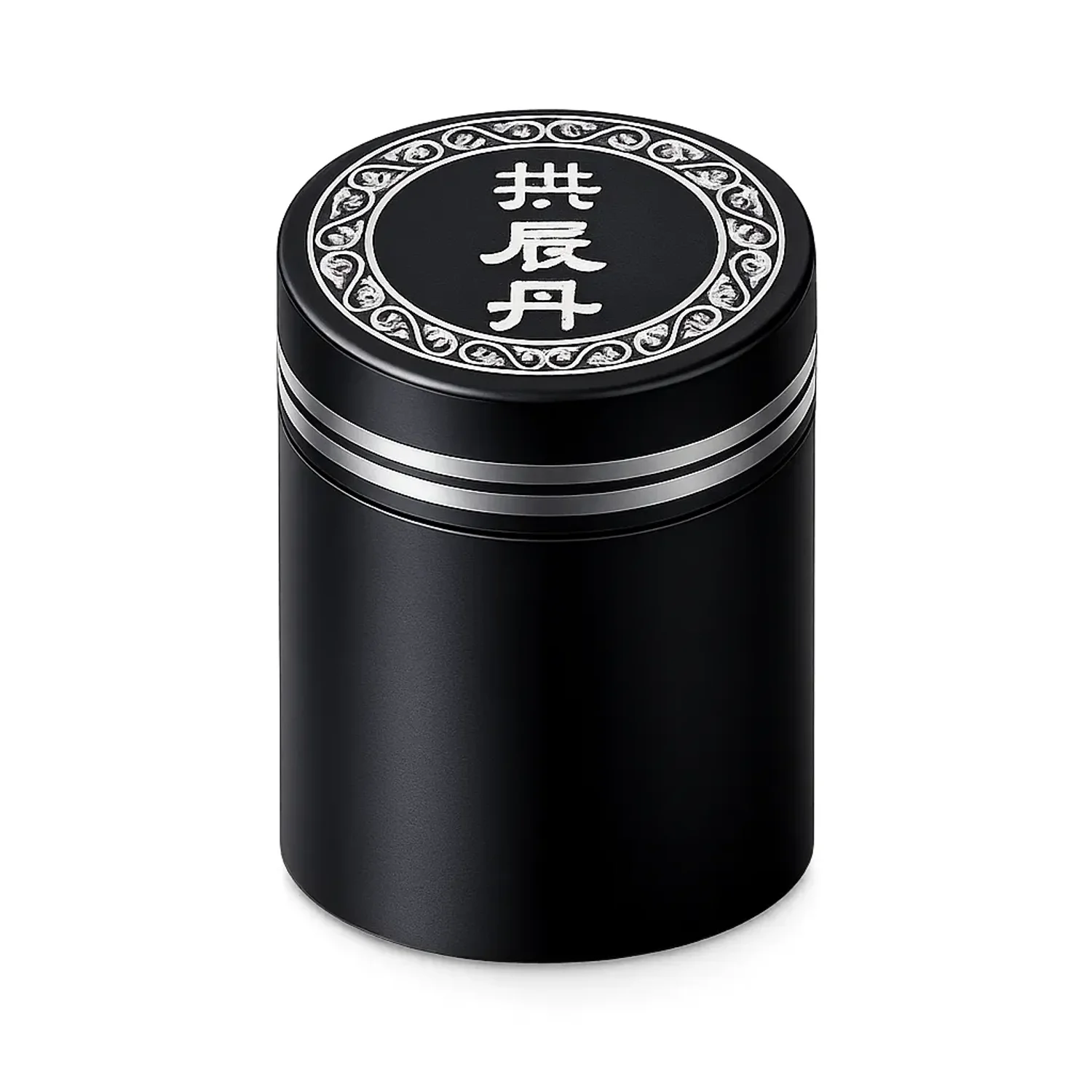 청병(대) 무광 전체 흑색 한문 공진단 은색 라인 2줄 청병 100개