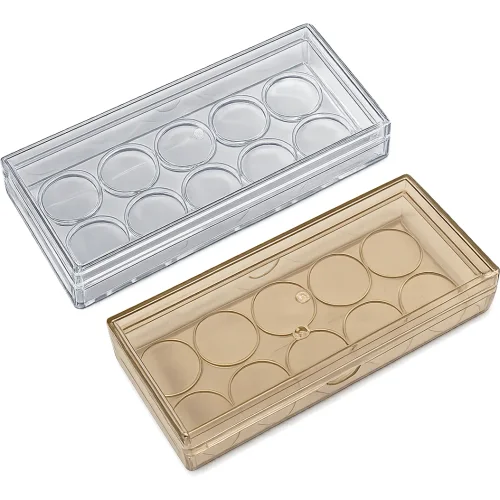 투명 사각 플라스틱 상자 10환