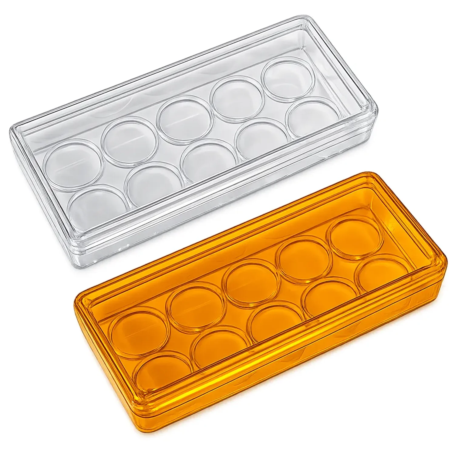 투명 플라스틱 10환 1박스 (100개)