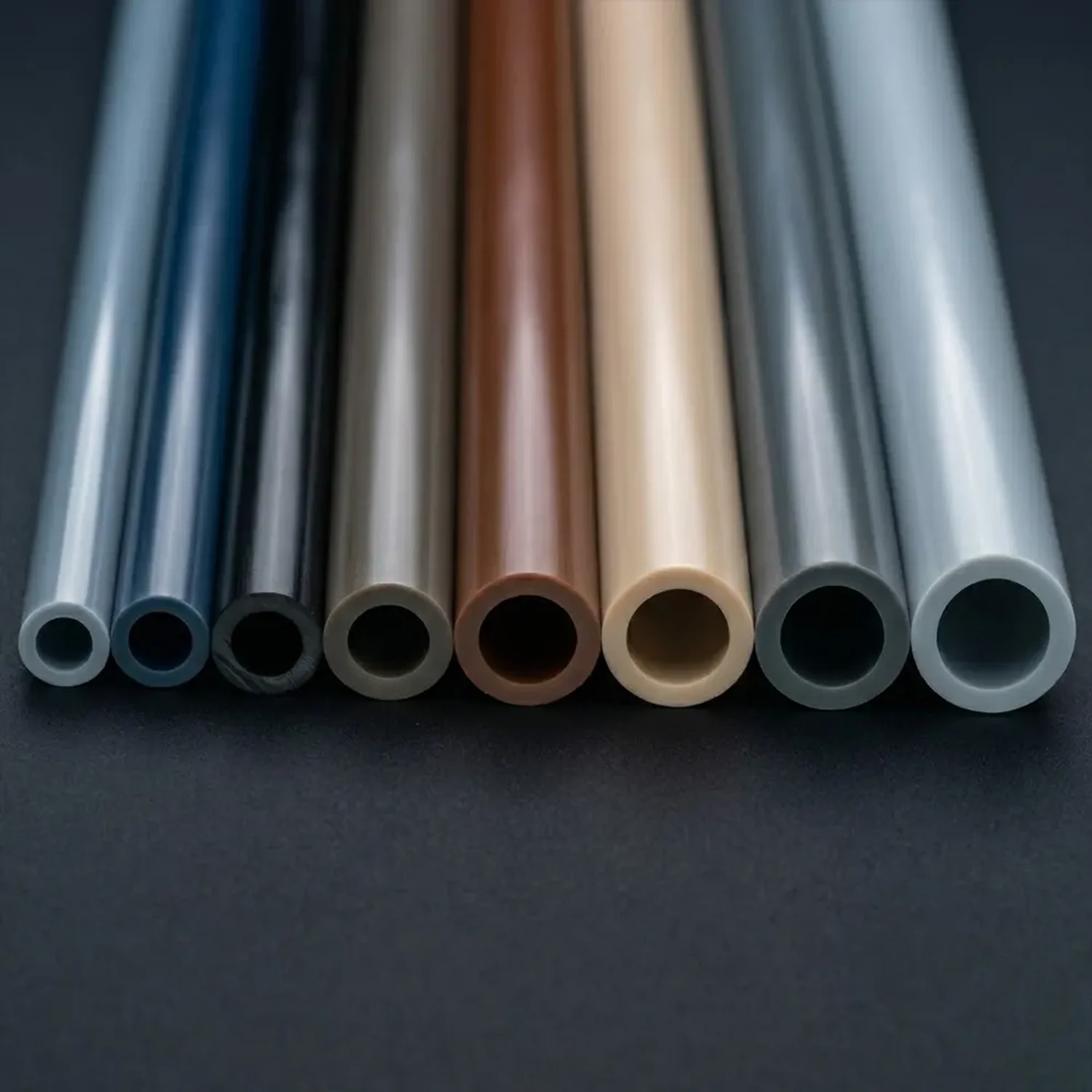 국내산 컬러 실리콘 호스 갈색 10x16mm 10cm