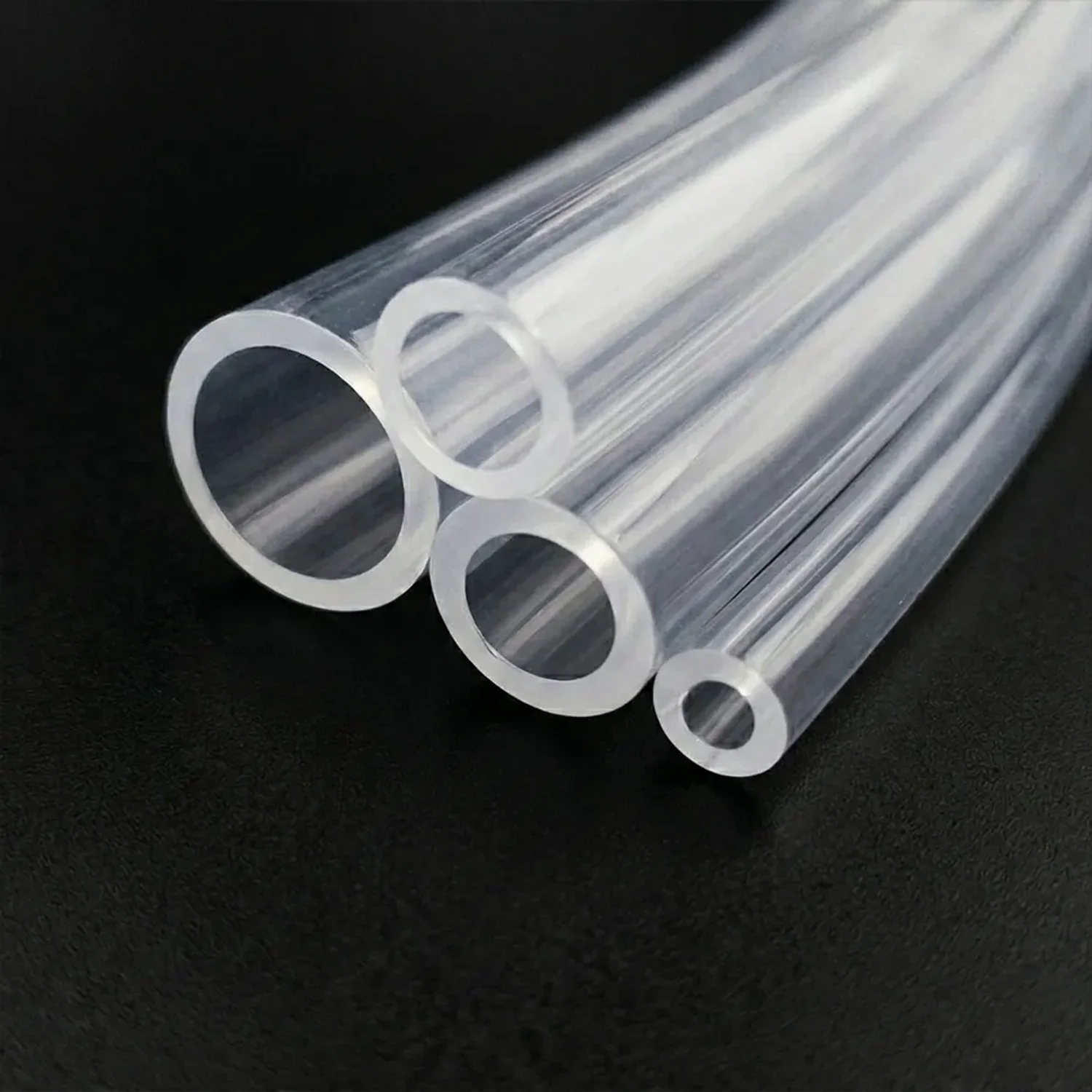 국내산 투명 실리콘 호스 4x6mm 10cm