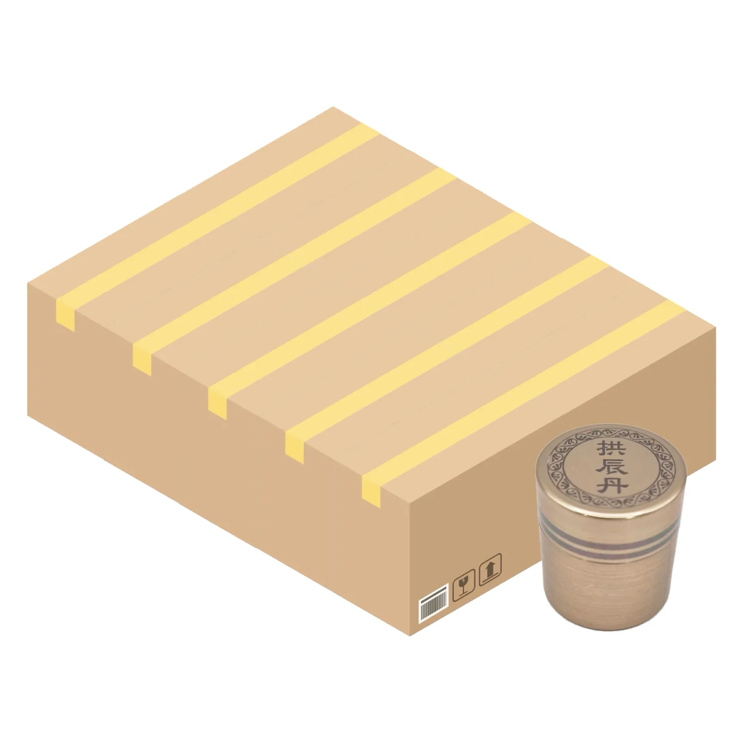 청병(대) 메탈 한문 공진단청병 라인2줄 10000개 (10박스)