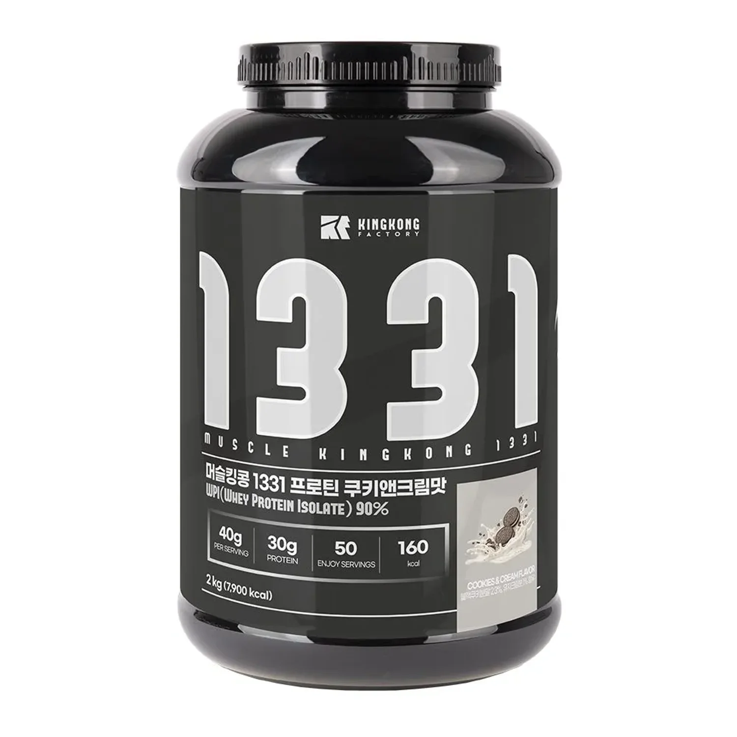 킹콩팩토리 WPI프로틴 1331 초코맛 바나나맛 쿠키앤크림맛  2kg (스푼 증정)