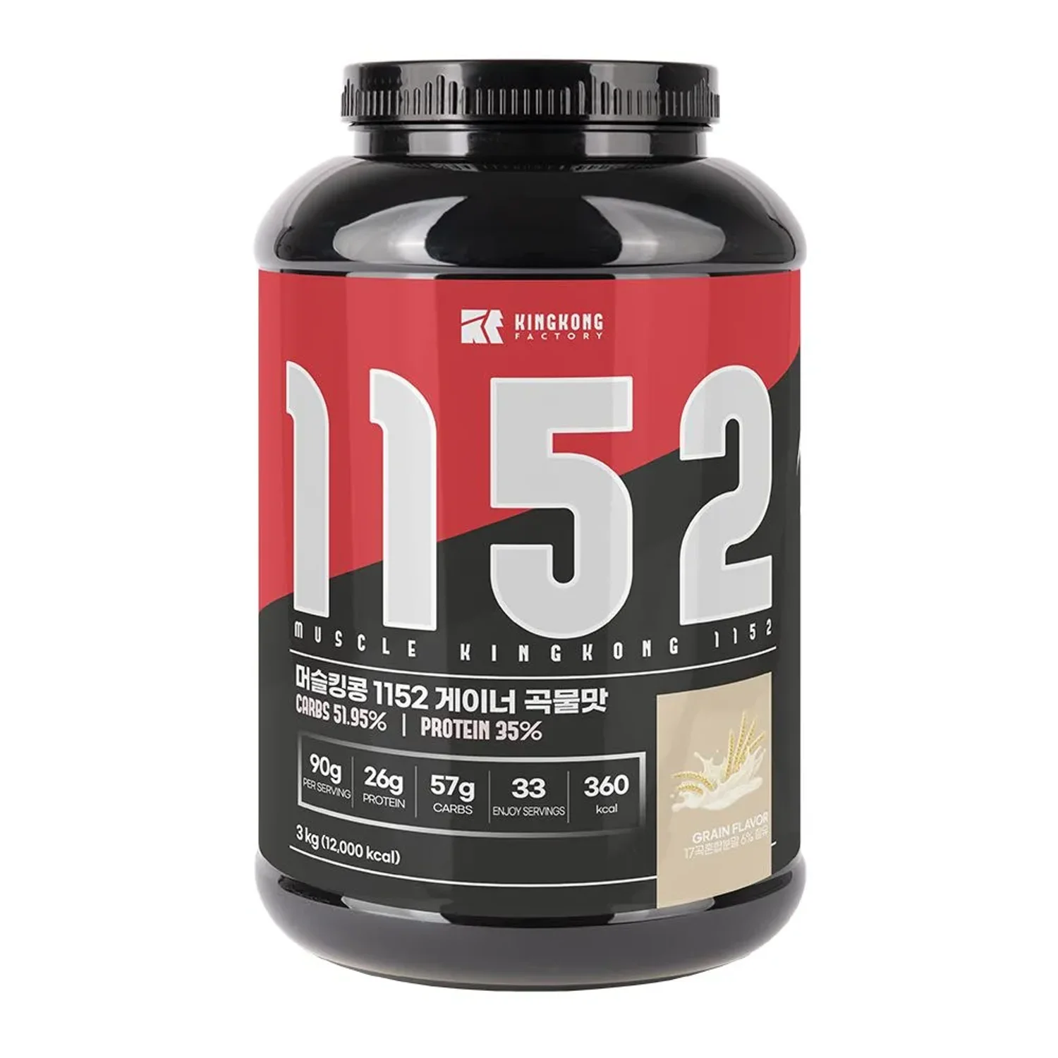 머슬킹콩 1152 3kg 초코맛,바나나맛,곡물맛