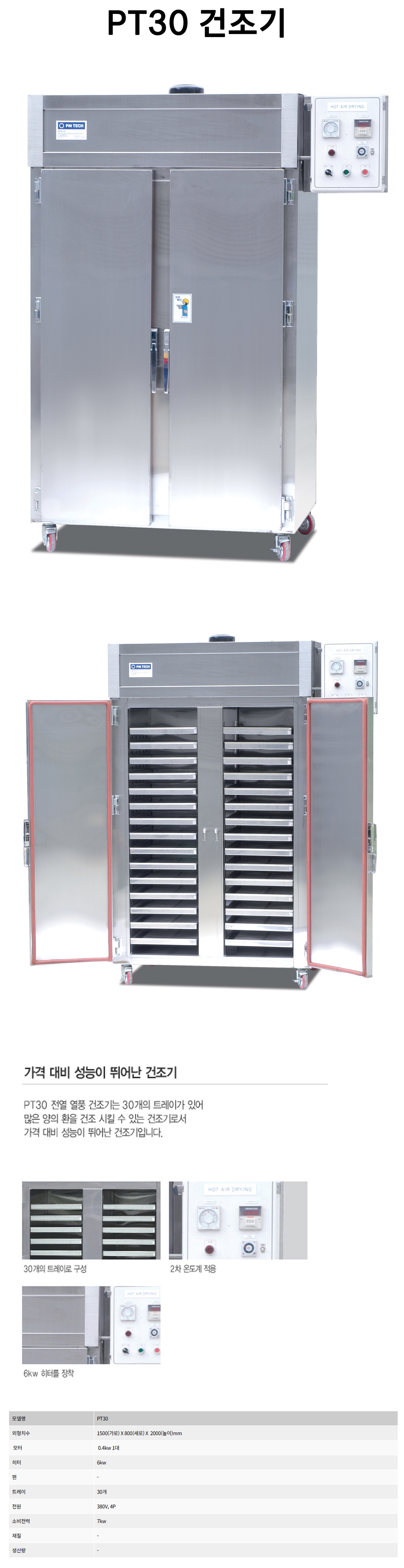 열풍 방식 건조기