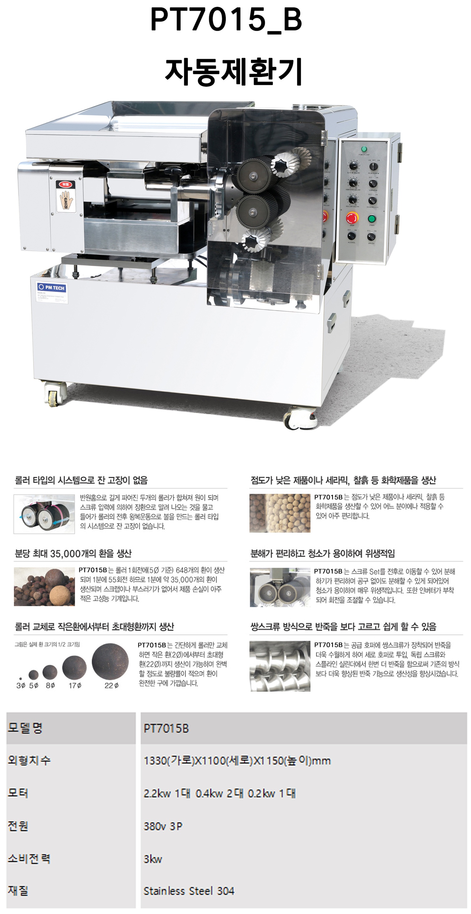 PT7015B 자동제환기